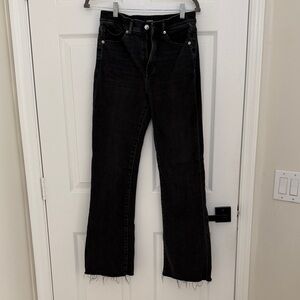 Express Black Boot Leg High Rise Women's Jeans